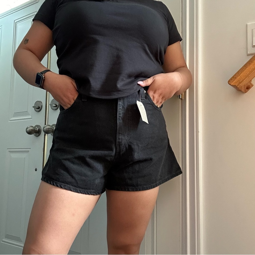 Levi's Black High Waist Women's Shorts